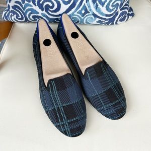 Rothy’s the Loafer Navy Plaid